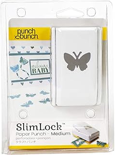 PUNCH BUNCH Medium Punch, Butterfly 1" X.75, One Size