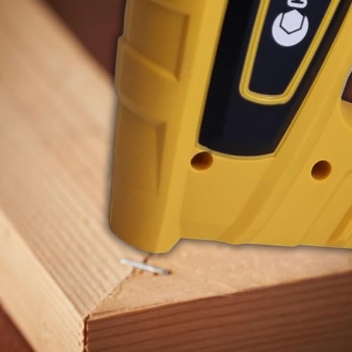 Grampeador e Pinador Elétrico F25 a 32mm e Grampo de 16 a 19mm Profissional 220V Com 100 Pinos F25 e