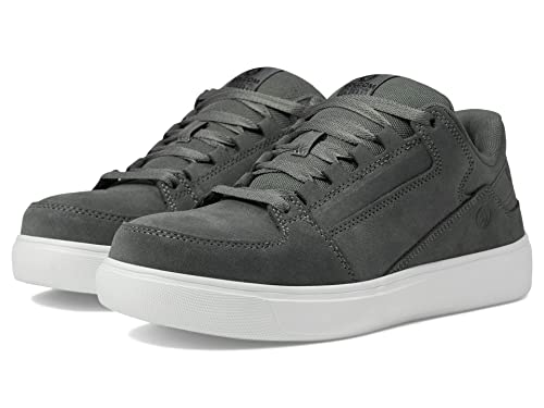 Volcom® Evolve EH Comp Toe Men Shoes – Suede and Leather Upper – Soft Insole – Memory Foam Cushioning Grey 10.5 M