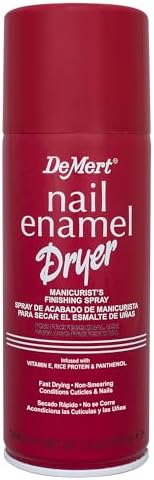 Demert Brands Nail Enamel Dryer Manicurist's Finishing Spray - 7.5 fl oz Spray Can - Fast Drying