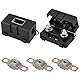 Midi Sicherung, 3 Stücke 150A Midi Schraubsicherungen 2 Stück ANS Sicherungshalter 12V-58V Midi Hochstromsicherung für Pkw, Lkw, Baufahrzeugen, Bussen, Wohnwagen