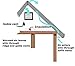 Amtrak Solar 12-Inch Solar Attic Fan, Powerful 50 Watt Fan Quietly Cools Attic, Garage, or Greenhouse & Ventilates to Protect Against Moisture (11” Blades)