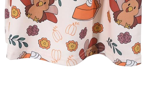 Image of Unique Baby Girls Sleeveless Denim Dress with Knot Tie and Fun Print for Toddler and Big Kids