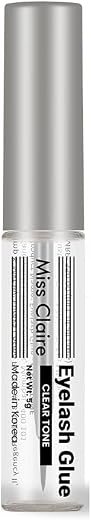 Miss Claire Eyelash Glue Clear Tone, Clear, 5 g