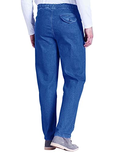 Chums Men's Elastic Waist Denim Jean in Stretch Fabric Comfortable and Stylish Pants3