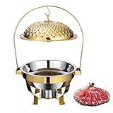 Juego de platos de buffet con tapa colgante para catering portátil y servir fiestas