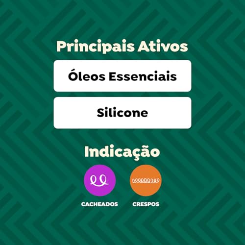 Salon Line, Óleo 10 em 1 Multibenefícios, SOS Cachos, Vegano - Para Cabelos Cacheados e Crespos, 42m