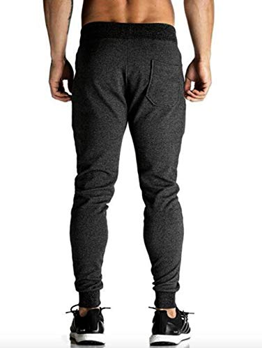 Image of Peppyzone Slim Fit Track Pant for Men with Zip Pocket