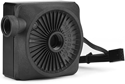 CPU Water Pump, DC 12V 500L/h G1/4 Thread 25dB Ultra-quiet CPU Pump PMW Adjustment with Back Adhesive, for Computer Water Cooling System