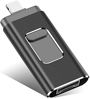 SUKEA USB Flash Drive 64GB External Memory Stick USB Flash Drive for iPhone iPad Photo Storage Suitable for All Computer Models Mobile Phones Tablets