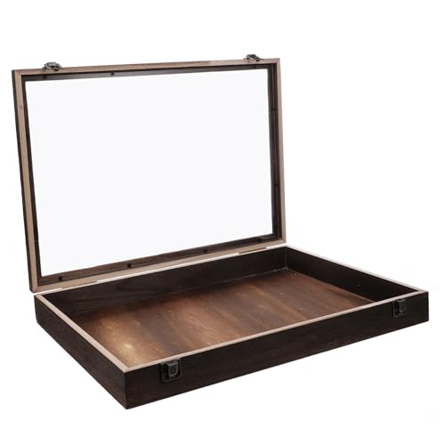 OUNONA Getrocknete Blumen-vitrine Vintage-probenbox Schmetterlings-probenvitrine