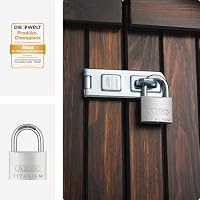 ABUS Vorhängeschloss Titalium 64TI/60 - Kellerschloss mit Schlosskörper aus Spezial-Aluminium - gehärteter Stahlbügel - ABUS-Sicherheitslevel 6 – Ansicht 6
