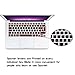 HRH Spanish Silicone Keyboard Cover Skin for MacBook Air 13,for MacBook Pro 13/15/17 (with or w/Out Retina Display, 2015 or Older Version),for iMac Older EU Layout Keyboard Protector-Black
