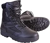 Kombat UK Herren Halb Leder/Halb Cordura Patrol Boots, Größe 9, Schwarz