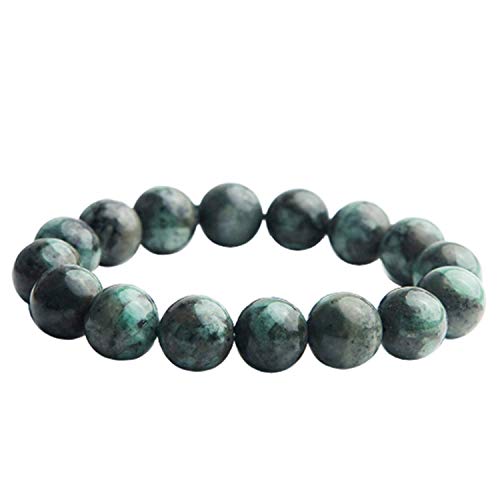 Bracelet en jade et perles vertes 13mm : votre touche de sérénité pour le quotidien