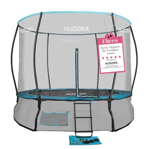 HUDORA Trampolin Fantastic Complete - Gartentrampolin mit Sicherheitsnetz &...