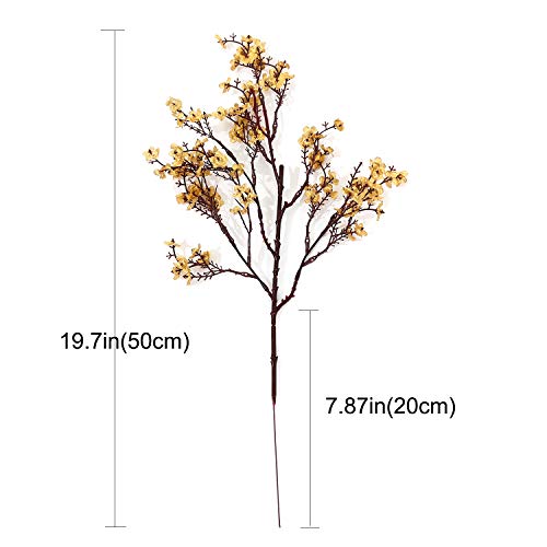 image for JAKY-Global Babys Breath Fabric Cloth Artificial Flowers 6 Bundle Euro