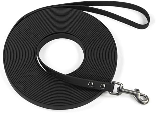 Wolfone Waterproof Dog Leash 10FT PVC Coated Training Lead for Dogs