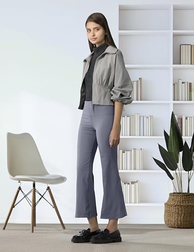 Image of BlissClub Ultimate Flare Pants Lite Regular for Women Upto 5'4 ft