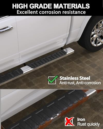 Estribos Laterales para Dodge Ram 1500 2019-2024 Acero Inoxidable miniatura 4