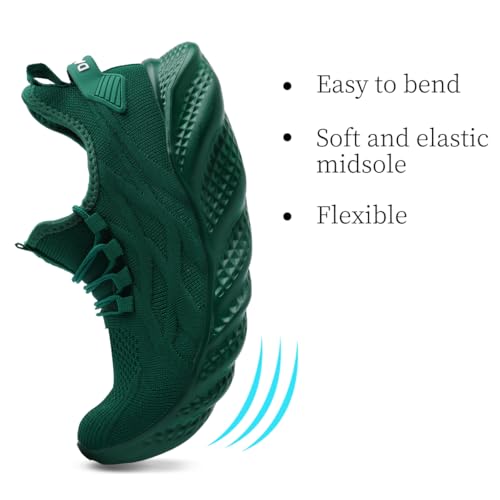 Men's Walking Running Shoes Sneakers Athletic Non Slip On Sports Tennis Fitness Shoes Casual Workout Lightweight Breathable Trainers Gym Fashion Mesh Soft Comfortable Shoe2