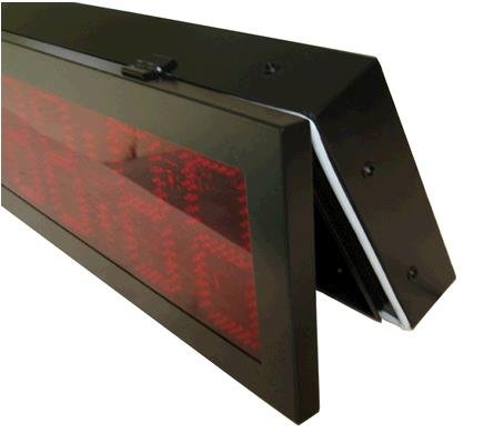 Reloj cronómetro LED de doble cara para carreras, diseño de puerta abierta y mantenimiento, gabinete IP64, caracteres grandes de 8 pulgadas miniatura 3