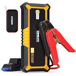 GOOLOO GP4000 Jump Starter 4000A Peak Car Starter (All Gas,up to 10.0L Diesel Engine) SuperSafe 12V Lithium Jump Box,Auto Battery Booster Pack,Portable Power Pack with USB Quick Charge and Type C Port
