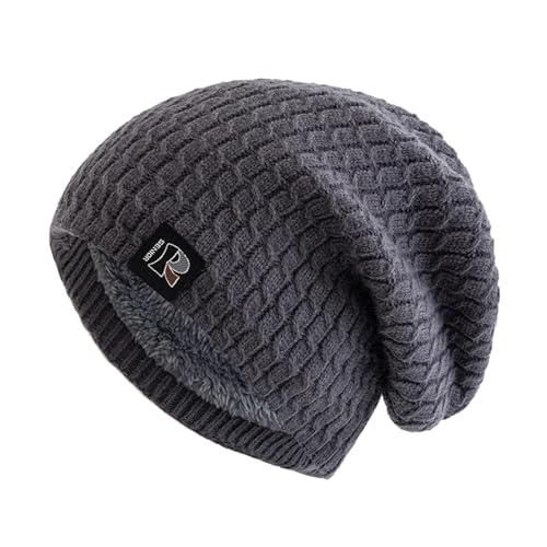 Gorro de punto para esquiar con protección térmica y orejeras cubiertas