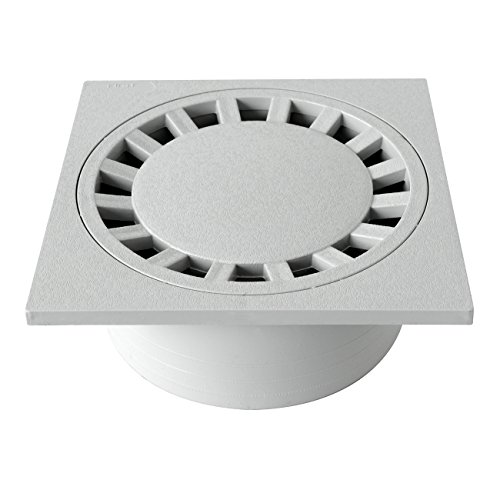 First plast chpvc20g-y chiusino sifonato (PVC, Gris, 200 x 200 mm