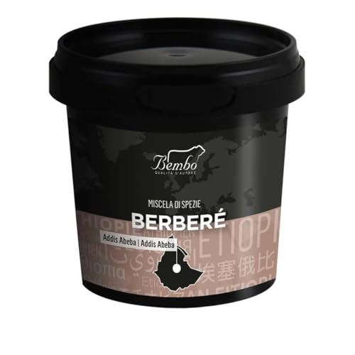 Berberè Bembo 65 g – Confezione Anti Spreco - Dal Continente Africano una Miscela di Spezie Universale – Per Carni alla Griglia, Cus Cus, Tajine e Salsa Harissa - (Berberè 65 g)