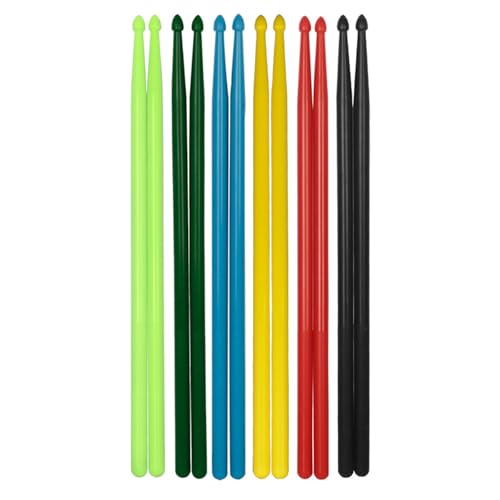 Baguettes de batterie 5A nylon Toddmomy solides pour éviter la casse durant vos sessions
