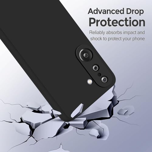 Image of SBMS Silicone Back Cover Case for Samsung Galaxy M36 5G / F36 5G | Soft Micro-Fibre Lining Inside | Camera Protection Bump | Shockproof Back Cover Case for Samsung M36 5G / F36 5G (Black)