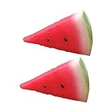 Fausses tranches de pastèque - ces tranches de pastèque sont exquises et ravissantes, ce qui peut répondre à vos besoins de décoration quotidiens et ajouter plus de couleur et de vitalité à votre maison, accessoires de photographie