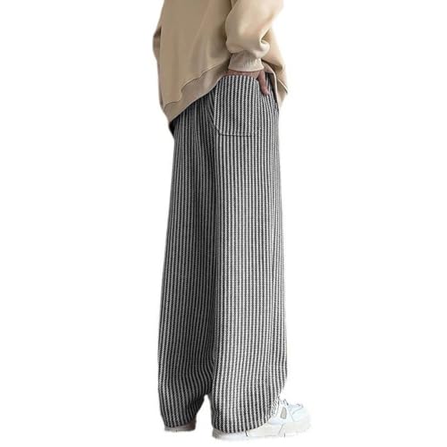 Image of KOTTY Men's Solid Wide Leg Relaxed Fit Drawstring Waist|Casual Joggers for Streetwear & Gym