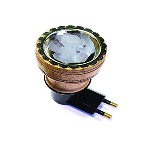 MAHAVIR PERFUMERS Natural Mosquito Repellent with Camphor Camphor Burner Kapoor Dani Natural Mosquito Repellent Fragrance diffuser and (Variant Available) (Wooden)