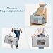 Petsfit Transportbox Katze für Auto, Katzentransportbox mit 2 Patent-Schnallen Transportbox Hund genügend Platz mit weichen Kissen, Tragetasche für Katzen und kleine Hunde, Grau