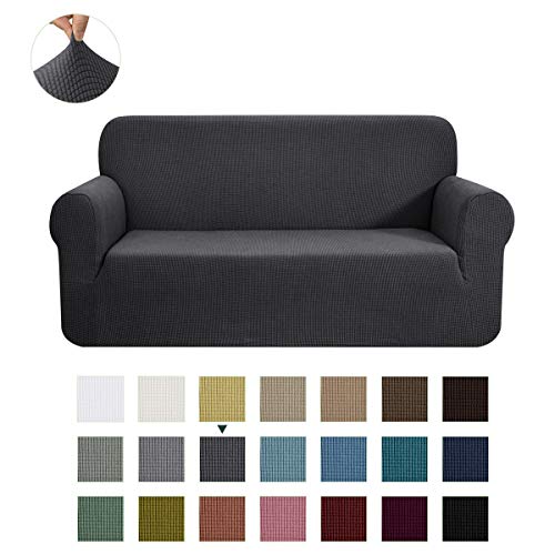 CHUN YI Stretch Loveseat Sofa Slipcover 1-Piece Couch Cover Furniture Protector, 2 Seater