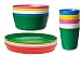 IKEA - KALAS Children Color Bowl, Tumbler and Plate Sets X6 Each (Set of 18)