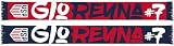 RUFFNECK Official USMNT Gio Reyna USA Soccer Scarf | Premium Jacquard Knit Neck Scarf for Women and Men | Officially Licensed US Soccer Apparel (Gio Reyna)