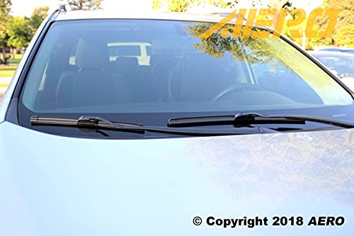 Aero Avenger 28"+28" I&L Pinch Tab Premium All-Season Beam Windshield Wiper Blades Oem Replacement For Ford Edge Escape Focus With Extra Rubber Refill + 1 Year Warranty (Set Of 2) #TOP5