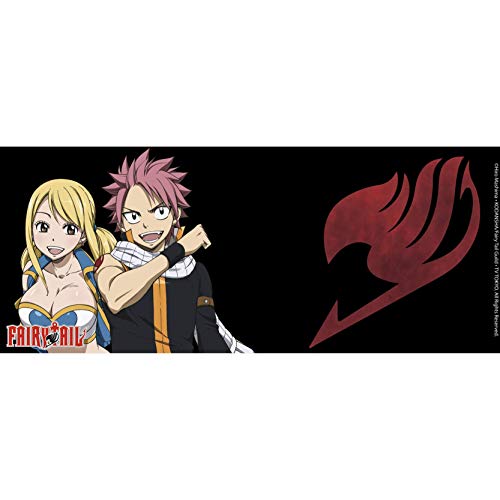 ABYstyle - Fairy-waist - Taza 460 ml Lucy, Natsu & Emblem miniatura 4