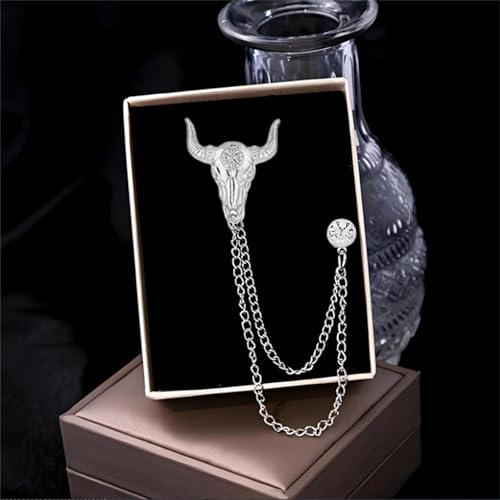 Image of 2PCS Crystal Hanging Chain Brooch Suit Pin for Men Women Vintage Crown Cross Star Diamond Broochs Gold and Silver Wedding Brooch for Clothes Dress Hats Bags Accessory