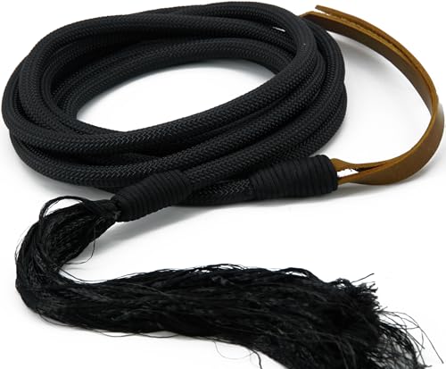 Jeereal Western Mecates Reins, Braided Roping Reins, Round Trail Rein,Poly Roper Reins (Mecates Braided - 1/2
