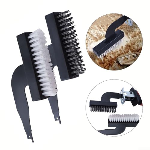 Professional Electric Cleaning Brushes for Reciprocating Saw, Quick and Effective Stain Removal (Nylon Brush) - Image 8