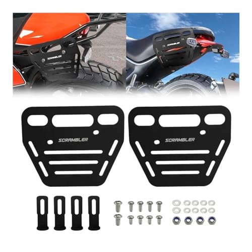 Porte-bagages latéral Scrambler 800 support rigide haute finition