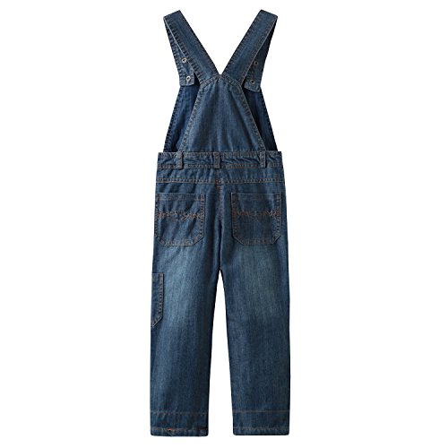 Grandwish Kids Blue Dungarees Boys Denim Bib Overalls 3 Years - 10 Years
