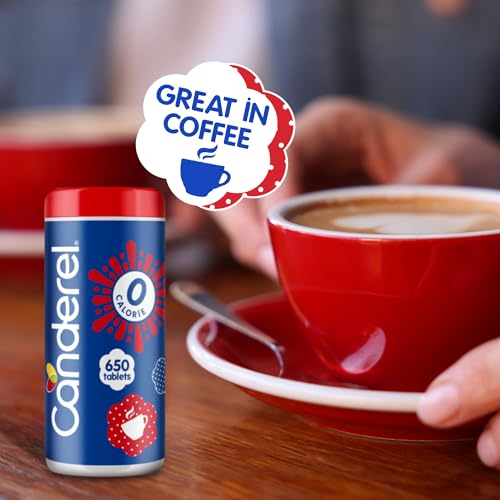 Canderel Sweetener 650 Tablets - Zero Calorie Sugar Alternative - Pack of 3 (1950 tabs)