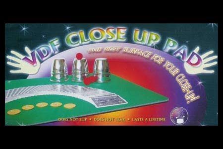 VDF Close Up Pad Standard Di Fatta Magic tapis antidérapant noir pour manipuler les cartes