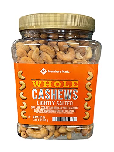 Member's Mark Lightly Salted Whole Cashews (33 Oz.) #TOP24