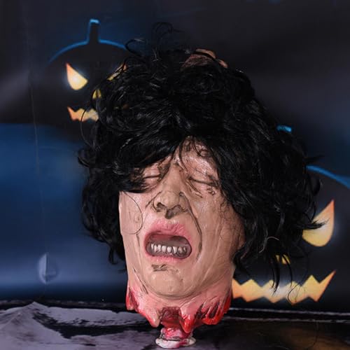 Tête coupée Halloween et accessoires de décapitation réalistes - 4